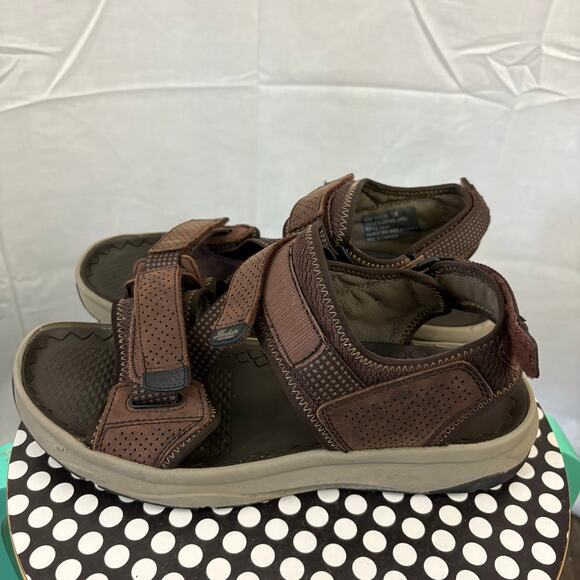 Florsheim Men's 11 M Treadlite River Sandals in Brown 14362-200 - Picture 6 of 6